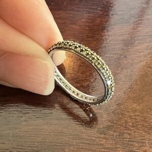 MDJ michael Drechsler yellow diamond sterling Silver Women's Ring size 6